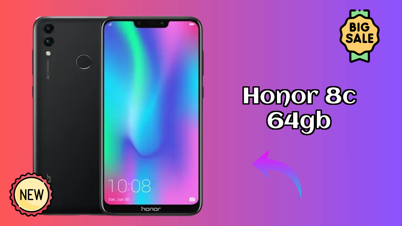 Honor 8C 64GB Display Review: 6.26 Inches (15.9 Cm) Screen Quality